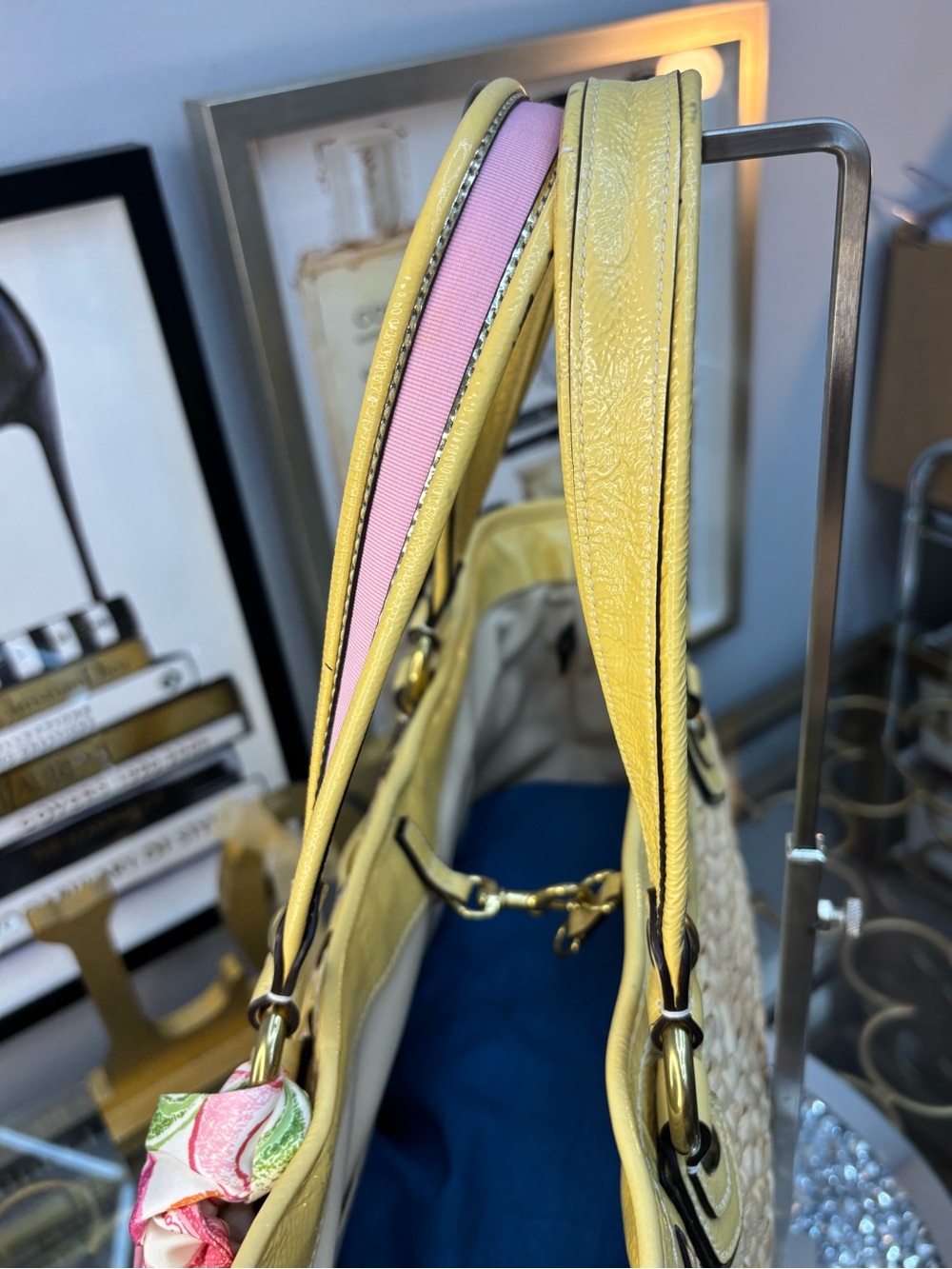 Coach 2010 Poppy Straw Applique Tote Bag NWOT - Picture 11 of 17